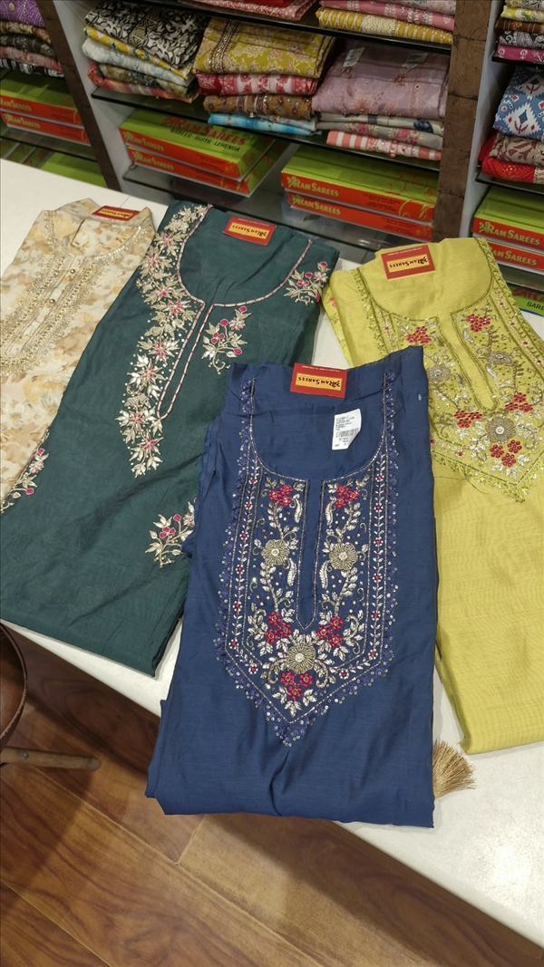 Embroidered suits